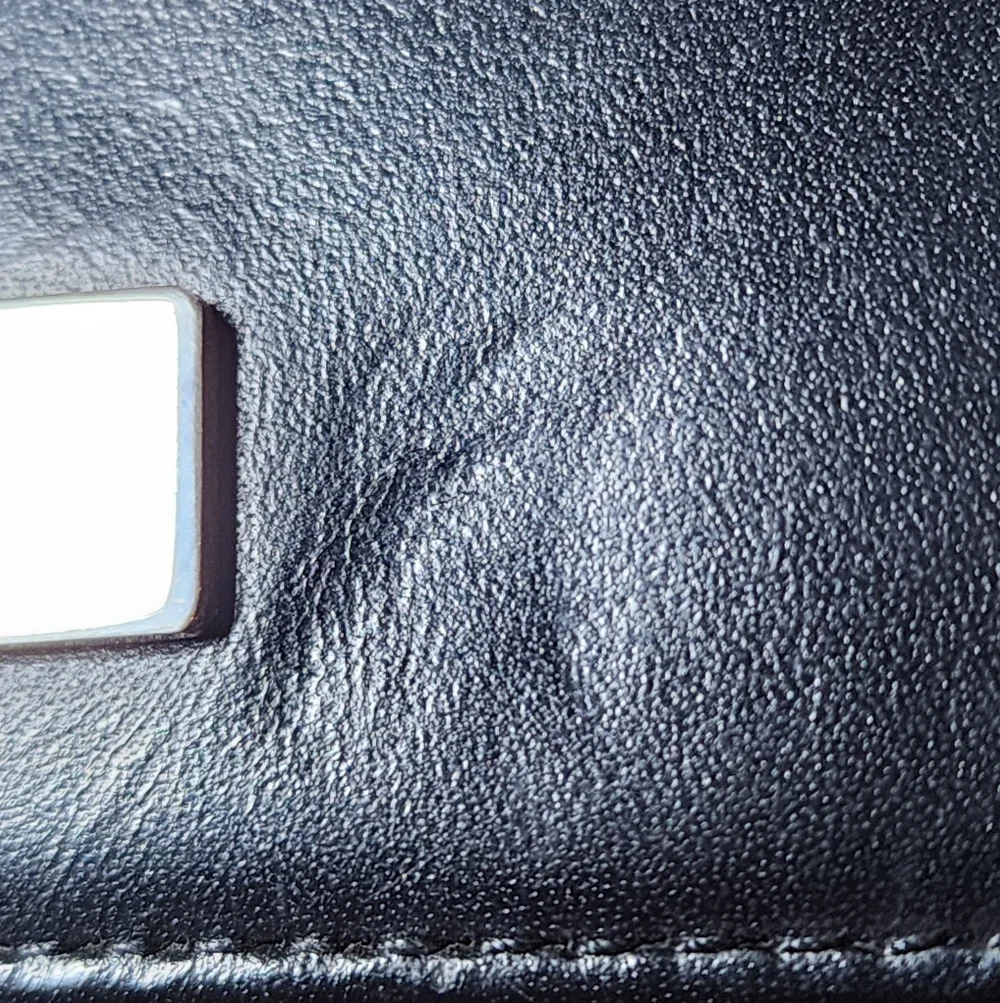 Gucci Black GG Canvas and Leather French Compact Wallet - Picture 15 of 16
